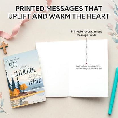 Decorably 120 Pack Inspirational 4x6in Christian Greeting Cards