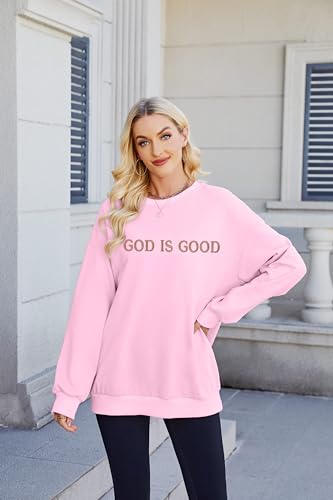 Oversized Sweatshirt for Women Funny Saying Sweatshirts Casual Graphic Pullover Fall Fashion Long Sleeve Shirt - color: Pink-3, size: XX-Large