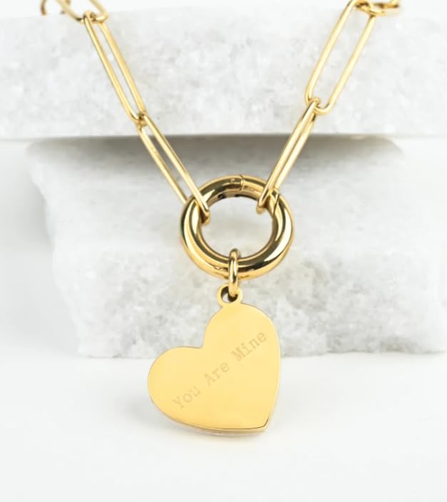 The Chosen: You Are Mine Necklace - color: Gold
