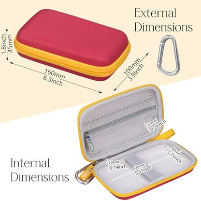 Case for Wonder Bible KJV/NIV, Carry Bag Compatible with Wonder Bible/Daily Meditation Audio Bible Player (Box Only) - color: Red