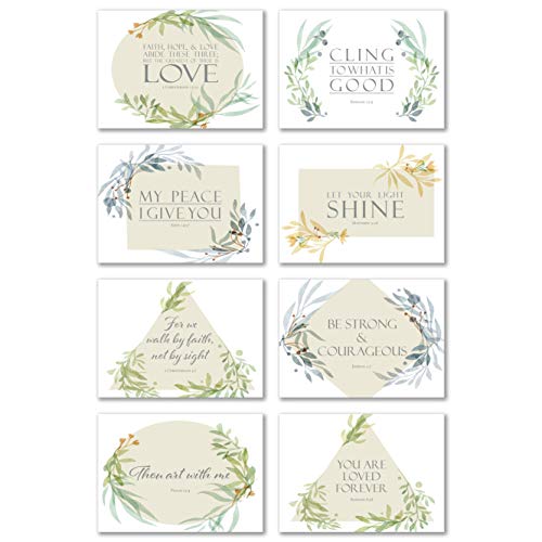 Inspirational Bible Verse Note Cards with Envelopes - Pack of 48 - style: Inspirational