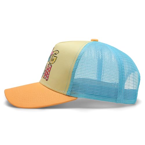 Embroidered Baseball Cap for Women - 2025 Trendy hat Adjustable Breathable Summer Beach Hat Christmas - color: Dog Mom