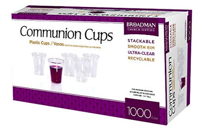 Broadman Plastic, Disposable, Recyclable Communion Cups, 4000 Count