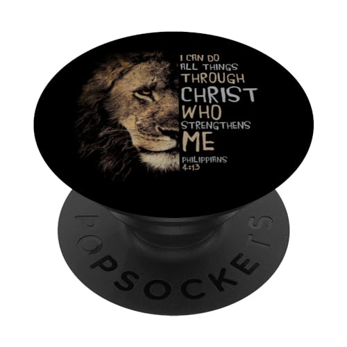 Christian I Can Do All Things Through Christ PopSockets Adhesive PopGrip - style: Adhesive PopGrip