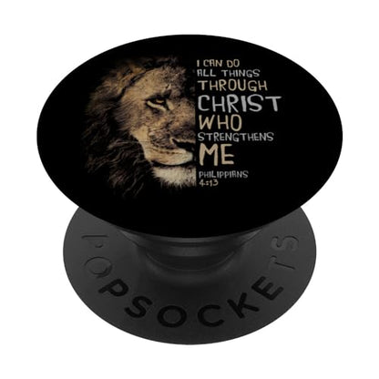 Christian I Can Do All Things Through Christ PopSockets Adhesive PopGrip - style: Adhesive PopGrip