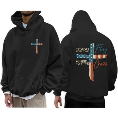 Christian Hoodies for Men God Jesus Cross Faith Religious Christ Hoodie - color: Black1, size: X-Large