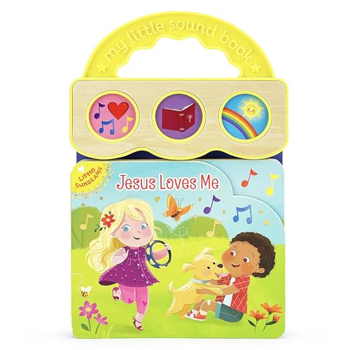 Jesus Loves Me 3-Button Sound Board Book for Babies and Toddlers (Little Sunbeams)