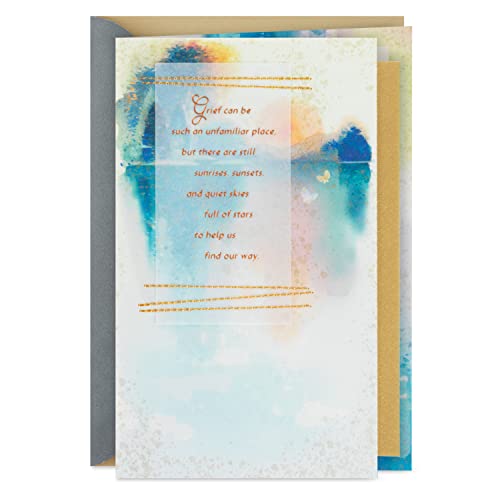 Hallmark Sympathy Card (Moments of Healing) - color: Moments of Healing