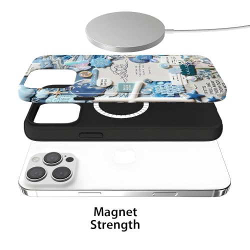 Case for iPhone 15 Pro,Christian Cross Wave Bible Verse Collage Phone Case,Trendy Glossy Magsafe Silicone Shockproof Cover for Girl Women - color: Christian Cross Wave Bible Verse Collage, size: iPhone 15 Pro