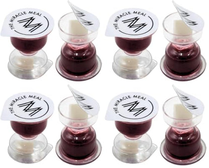 The Miracle Meal Chalice Pre-filled Communion Cups: 100% Concord Grape Juice & Wafer - Box of 400 for Divine Communion Experiences - size: Box of 100 (Pack of 4)