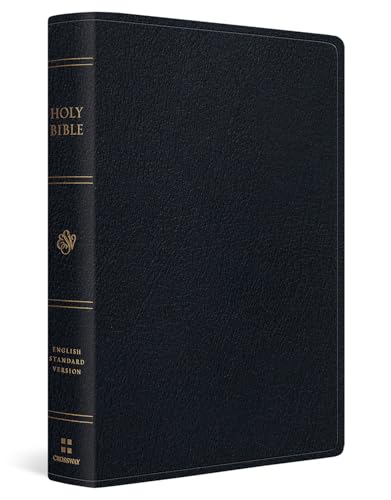 ESV Giant Print Personal Size Bible, Red Letter (Genuine Leather, Black): Holy Bible, English Standard Version