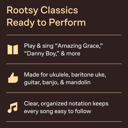 Folk Songs - Strum Together Collection | Sheet Music Songbook for Ukulele, Guitar, Mandolin, Banjo, Baritone Ukulele | 70 Classic Tunes with Chords and Lyrics for Beginner and Group Players