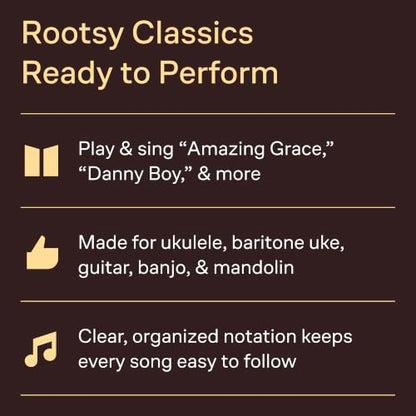 Folk Songs - Strum Together Collection | Sheet Music Songbook for Ukulele, Guitar, Mandolin, Banjo, Baritone Ukulele | 70 Classic Tunes with Chords and Lyrics for Beginner and Group Players