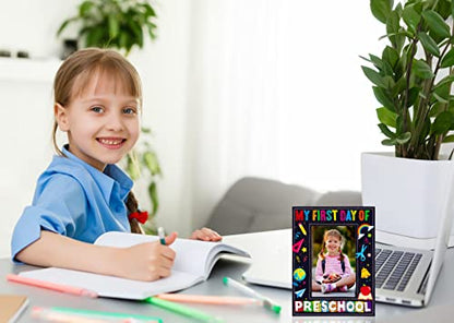 WaaHome My First Day of Preschool Picture Frame 2026, 4x6 Preschool Frame - color: 7-Back to School Preschool 4x6