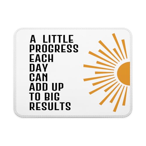Inspirational Mental Health Mouse Pad, School Counselor Office Must Haves, Boho Daily Affirmations Mouse Pad for Work Computers Laptop Home Office Dorm Desk Accessories, 9.5x7.9 Inch - color: Interesting text Mouse pad P