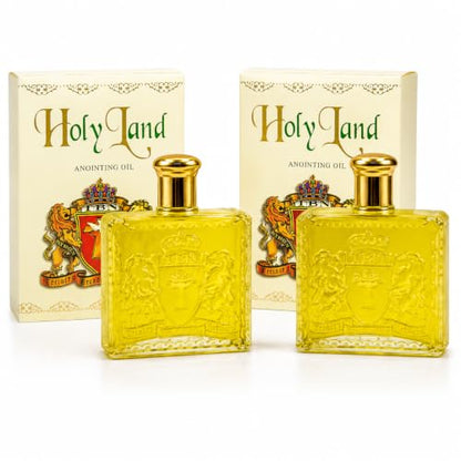 Holy Land Anointing Oil with Frankincense & Myrrh - 50ml (Pack of 2) - size: 1.7 Fl Oz (Pack of 2)