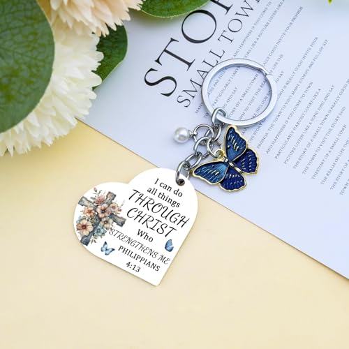 Christian Gifts for Women Inspirational Religious Keychain for Teen Girls