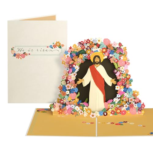 Lovepop Resurrection of Jesus Pop-Up Easter Card with Notecard & Envelope - color: Resurrection of Jesus