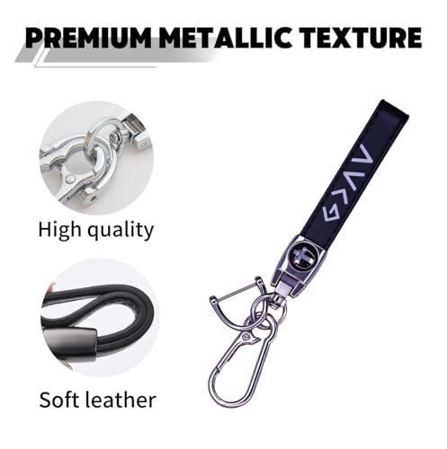 Christian Cross Keychain for Men Great Baptism Birthday & Christmas Gift for Godsons Husbands & Fathers Religious Gift - color: Black
