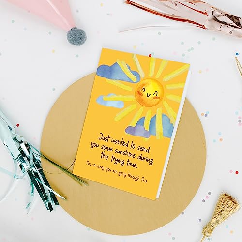 Cute Get Well Card for Men Women, Get Better Card for Him Her, Heartfelt Sympathy Cards, Funny Encouragement Recovery Cards
