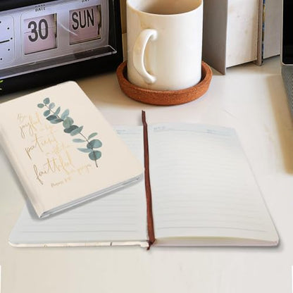 Motivational Bible Verse Lined Journal Notebook for Women Men Bible Journal - color: Multi 0340