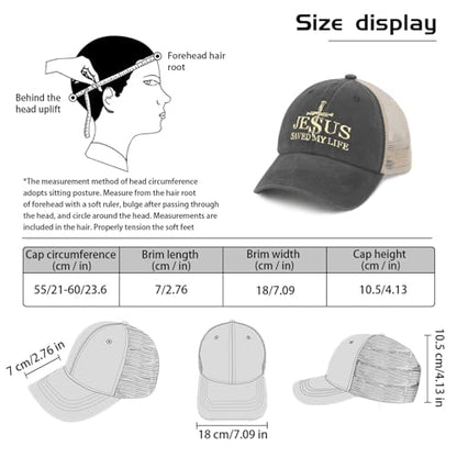 Jesus Hat Gifts for Men - color: Gray0210