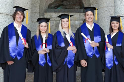 MyGradDay Plain Graduation Stole Colorful Stole for Adult Length 60",Rich in Color - color: Royal Blue