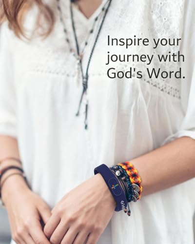 Bible Verse Bracelets – Silicone NFC-Enabled Faith Bracelet for Women & Men, 8 Colors Representing Emotions - color: Dark-Blue(Jesus is King)