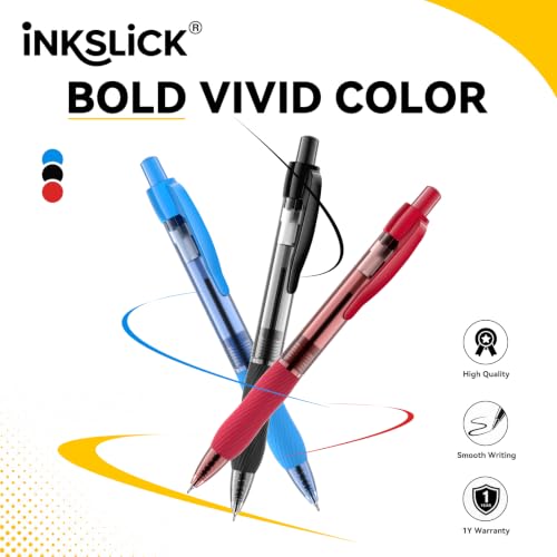 50 Pack Black Ink Ballpoint Pen with Soft Grip, Bulk Pens 1.0mm - color: Black
