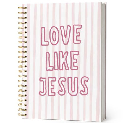 Christian Jesus Notebook Journal,Christian Gifts for Women(Pink) - color: LOVE LIKE JESUS-pink