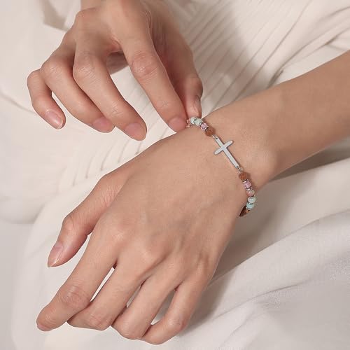 Crystal Cross Bracelet for Women Teen Girls Christmas Birthday Gifts - style: 15th