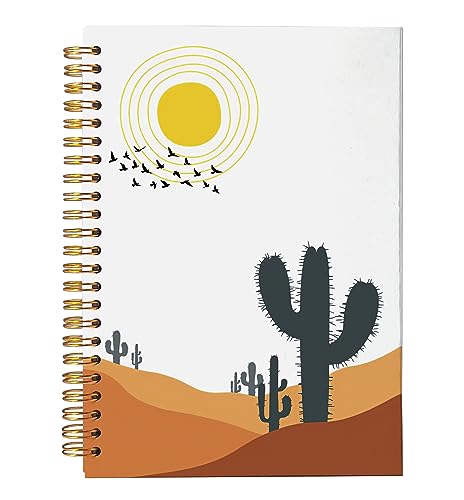 Western Notebook,Western School Office Supplies,Boho Notebook,Cactus Notebook,Spiral Notebook Journal 5.5x8.3 Inch - color: 9-BOHO-notebook