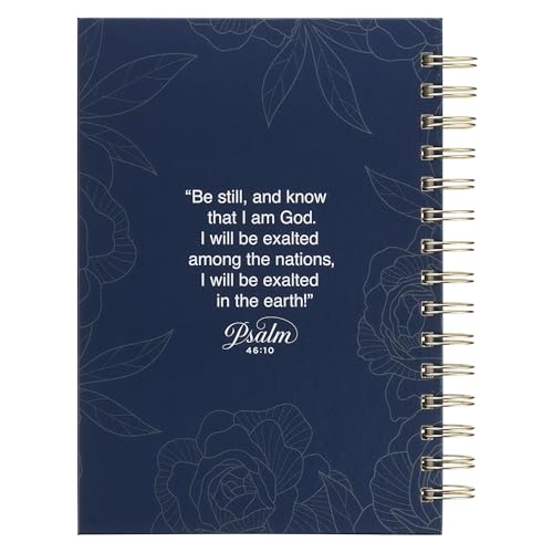 Christian Art Gifts Spiral Journal: Be Still & Know - Psalm 46:10