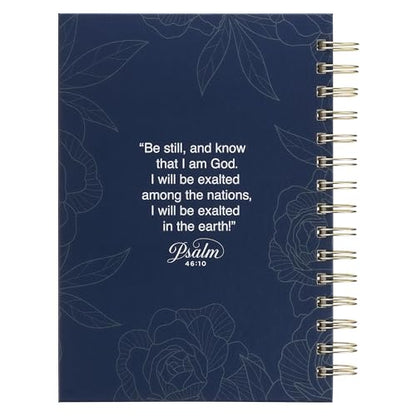 Christian Art Gifts Spiral Journal: Be Still & Know - Psalm 46:10