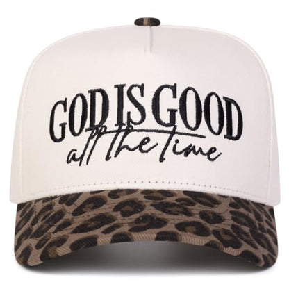 Trendy Embroidered Baseball Cap for Men & Women, Adjustable Snapback Hat for Casual Wear - color: Leopard Rrint Black 76