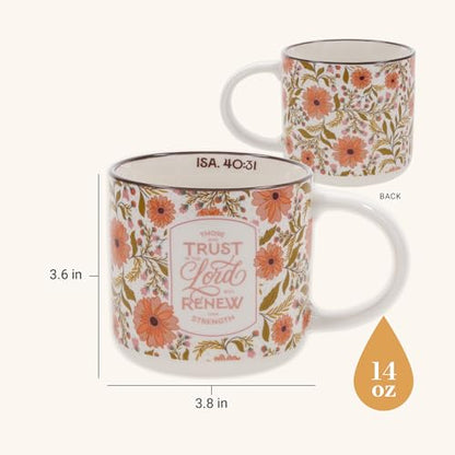 Christian Art Gifts Scripture Ceramic Coffee & Tea Mug for Women