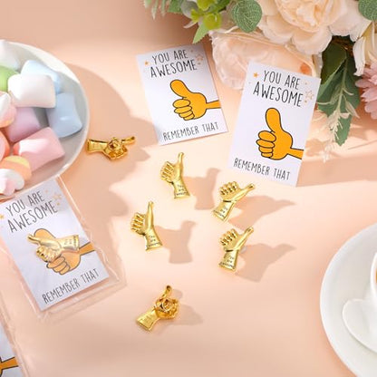 Tondiamo Employee Appreciation Gifts Thumbs up Pins with Cards