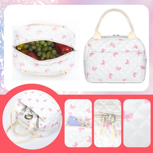 Shyyween 3 Pcs Backpack, Lunch Bag, Pencil Case Set Bow Pink - color: Pink, style: Bow