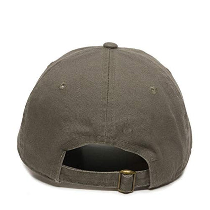 Praying Hands with Cross Baseball Cap Embroidered Cotton Adjustable Dad Hat - color: Olive