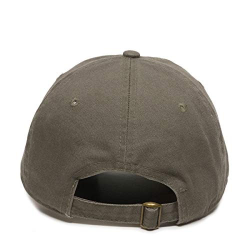 Praying Hands with Cross Baseball Cap Embroidered Cotton Adjustable Dad Hat - color: Olive