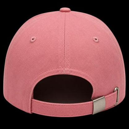 Faith Over Fear Christian Hats, Embroidered Baseball Caps for Adults - color: Pink White