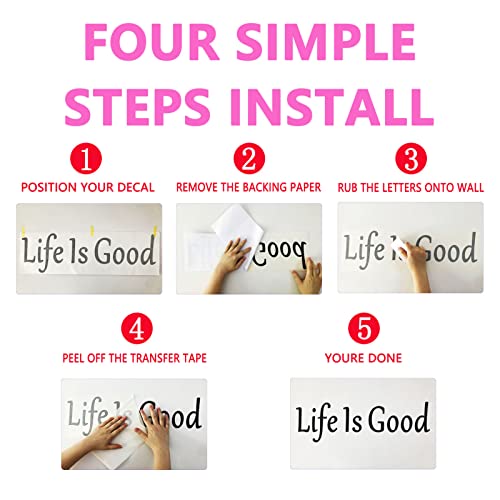 Wall Decals for Women, Wall Decals for Bedroom, (Easy to Apply), Wall Decor Vinyl Art Quotes Girls Kids Motivational Bathroom Living Room Office Dorm God Bible Verse Christian Religious Prayer Jesus Faith Inspirational Yoga Positive Home Saying Sign Word,