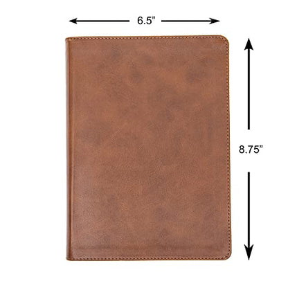 CSB He Reads Truth Bible, Saddle LeatherTouch, Black Letter, Wide Margins, Journaling Space, Study Tools, Reading Plans, Maps, Charts, Easy-to-Read Bible Serif Type