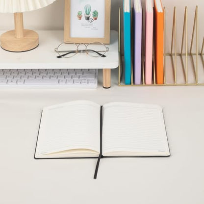 Lined Journal Notebook for Work with 160 Pages, 5.6" x 8" Hardcover Notebooks Journals Medium Size for Writing Women Men