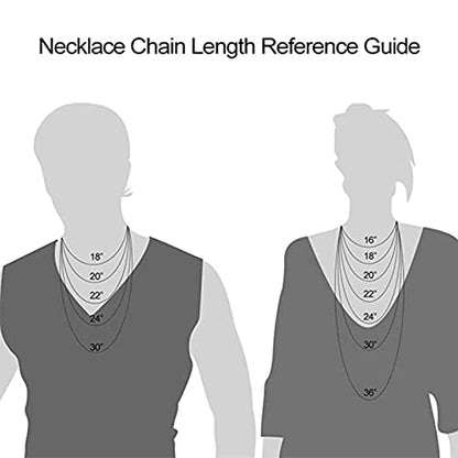 GEMOSA Cross Necklace for Men, Cuban Link Layered Rope Chain Silver/Gold/Black - color: Silver, size: 22/24 inch