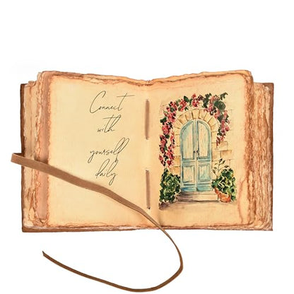 LEATHER VILLAGE Bible Journal, Distressed Brown 7x5. - color: Distressed Brown, size: 7 inches X 5 inches