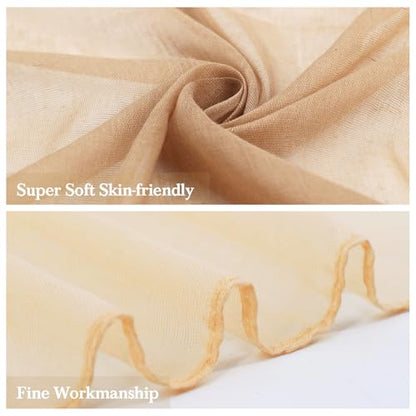 vimate Lightweight Scarf for Women Fashion Head Cover Hijab Cotton Voile Scarf Shawl Wrap for Spring Fall Winter Season - color: G2#.style 60-khika