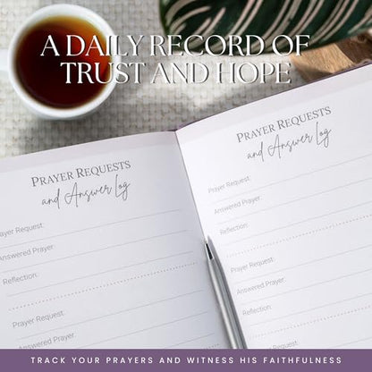 Prayer & Gratitude Journal for Women | 90-Day Christian Devotional with Bible Verses, Guided Prompts, Daily Reflections, Affirmations & Prayer Tracker | Faith-Based Journal for Spiritual Growth - color: Light Purple