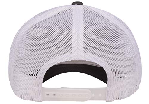 Yupoong Yp Classics Retro Trucker Cap - color: Charcoal/White, size: One Size, style: Single