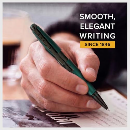 Cross Edge Gel Rollerball Pen, Medium Point, Black Ink, Multiple Colors - color: Matte Green